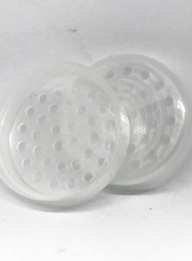 Tampa plástica 63 mm - Cristal - c/ batoque.